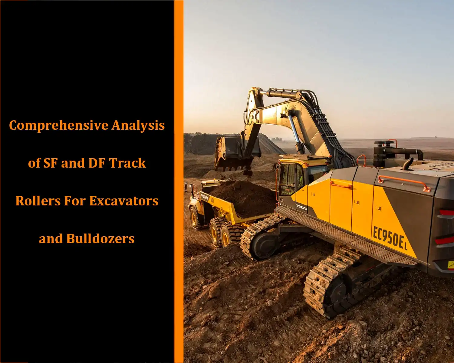 Comprehensive analysis of sf and df track rollers for excavators and bulldozers